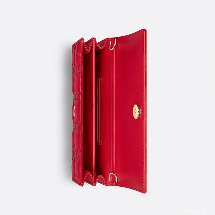 Cheap Bag Cannage Handle Top Mini Dior Red Lambskin Miss 0712 Luxury